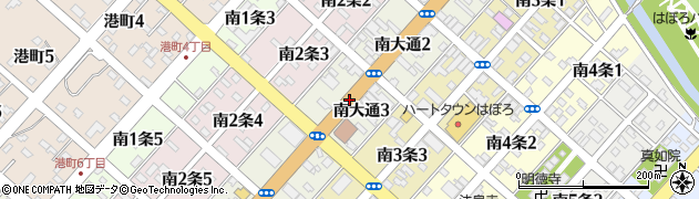 北海道羽幌町（苫前郡）南大通周辺の地図