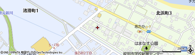 株式会社マルモ紋別営業所周辺の地図