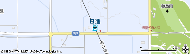 日進駅周辺の地図