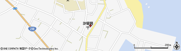 北海道興部町（紋別郡）沙留（港町）周辺の地図