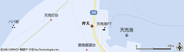 北海道羽幌町（苫前郡）天売（弁天）周辺の地図