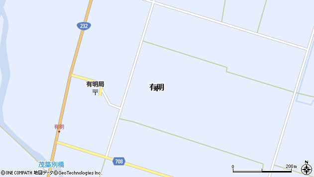 〒078-4411 北海道苫前郡初山別村有明の地図