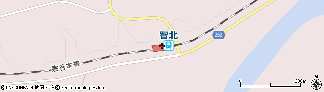 智北駅周辺の地図