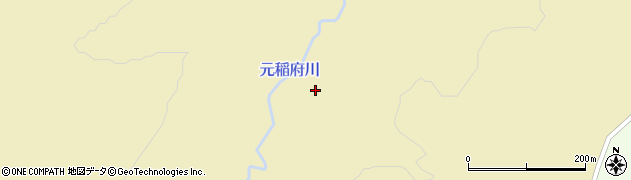 元稲府川周辺の地図