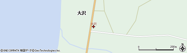 大沢周辺の地図