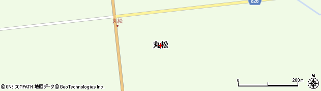 北海道遠別町（天塩郡）丸松周辺の地図