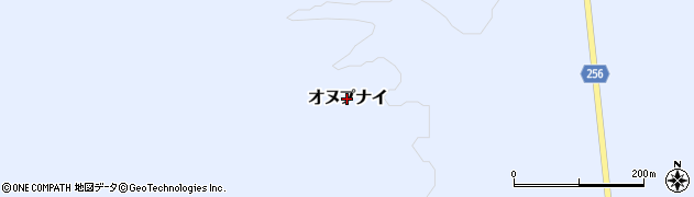 北海道天塩町（天塩郡）オヌプナイ周辺の地図