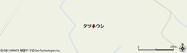 北海道天塩町（天塩郡）タツネウシ周辺の地図