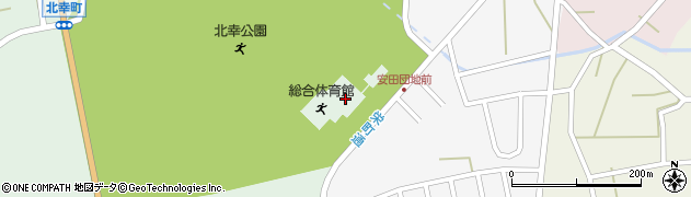 枝幸町総合体育館・プール周辺の地図