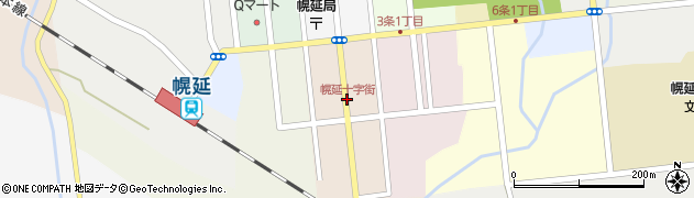 幌延十字街周辺の地図