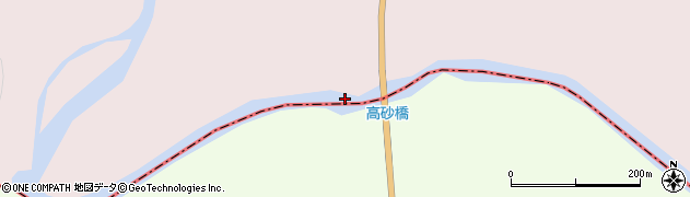 高砂橋周辺の地図