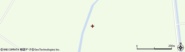 オンネベツ川周辺の地図