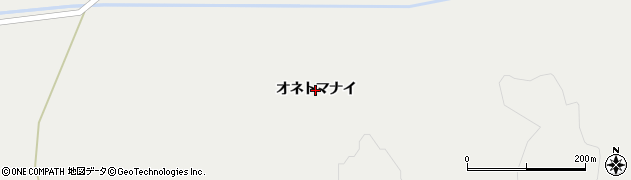 北海道稚内市抜海村（オネトマナイ）周辺の地図