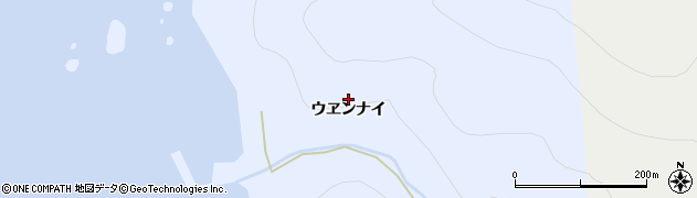 北海道礼文郡礼文町船泊村ウヱンナイ周辺の地図