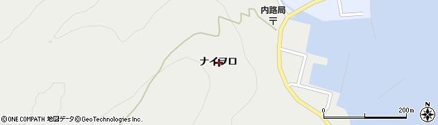 北海道礼文郡礼文町香深村ナイヲロ周辺の地図