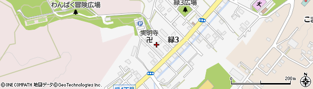 北海道稚内市緑3丁目11周辺の地図