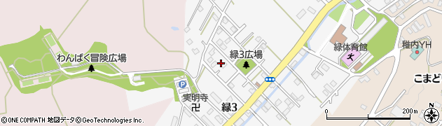 北海道稚内市緑3丁目7周辺の地図