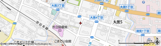 北海道稚内市大黒4丁目周辺の地図