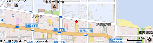 日産部品北海道販売稚内店周辺の地図