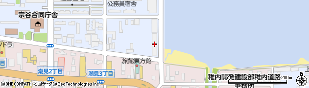 宗谷バス株式会社　稚内営業所・整備工場周辺の地図