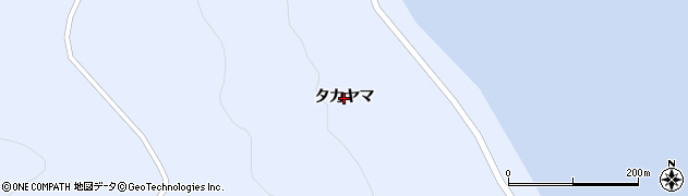 北海道礼文町（礼文郡）船泊村（タカヤマ）周辺の地図