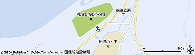 北海道礼文町（礼文郡）船泊村（ノトウシ）周辺の地図
