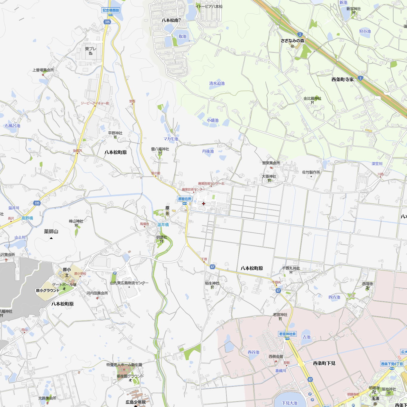 広島県立総合技術研究所農業技術センター 東広島市 その他施設 団体 の地図 地図マピオン