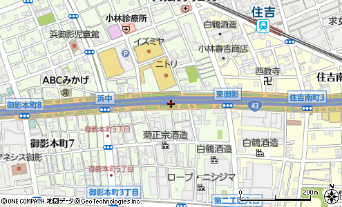 国道４３号線 神戸市 道路名 の住所 地図 マピオン電話帳