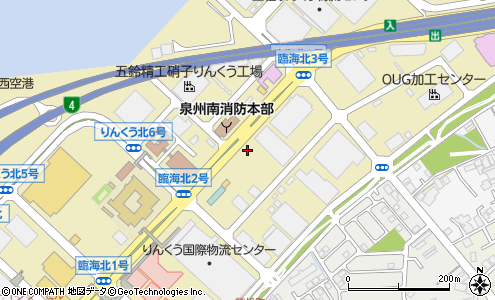 大阪臨海線 泉佐野市 道路名 の住所 地図 マピオン電話帳