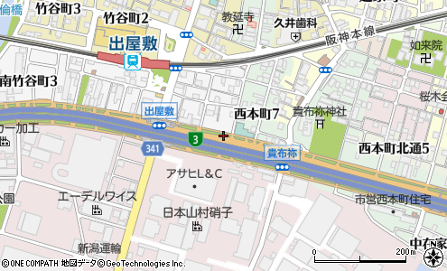国道４３号線 尼崎市 道路名 の住所 地図 マピオン電話帳