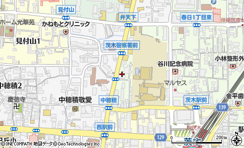 シーンノース Scene North 茨木市 美容院 美容室 床屋 の住所 地図 マピオン電話帳