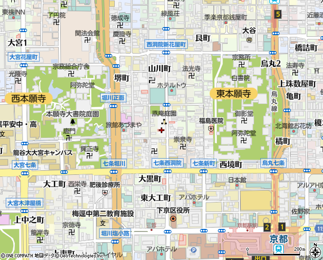 大岡医院七条診療所（京都市/病院）の電話番号・住所・地図｜マピオン電話帳