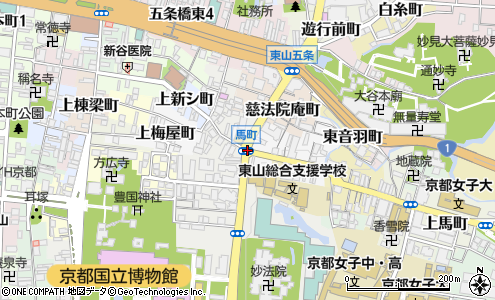 馬町 京都市 地点名 の住所 地図 マピオン電話帳