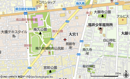 希林館 福井市 カフェ 喫茶店 の地図 住所 電話番号 マピオン電話帳