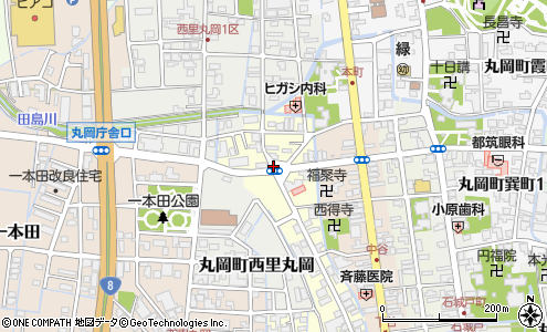 丸岡バスターミナル 坂井市 バス停 の住所 地図 マピオン電話帳
