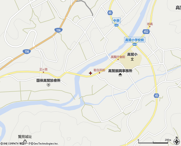 郡上警察署高鷲警察官駐在所 郡上市 警察署 交番 の電話番号 住所 地図 マピオン電話帳