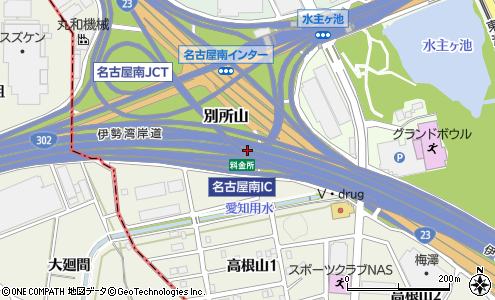 名古屋南ｊｃｔ 名古屋市 高速道路jct ジャンクション の住所 地図 マピオン電話帳
