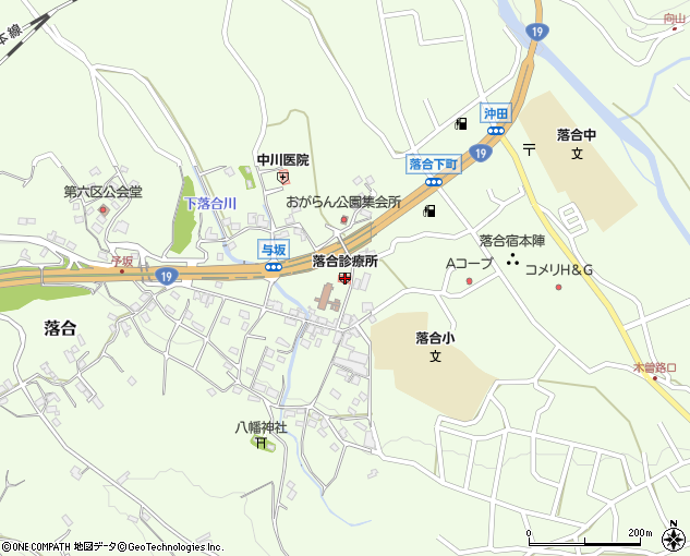 落合診療所（中津川市/病院）の電話番号・住所・地図｜マピオン電話帳