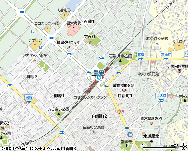 豊栄駅北口 新潟市 バス停 の住所 地図 マピオン電話帳
