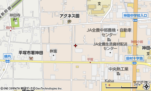 中央 交通 図 神奈川 路線