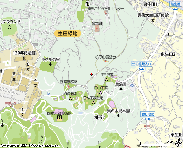 生田緑地 川崎市 公園 緑地 の電話番号 住所 地図 マピオン電話帳