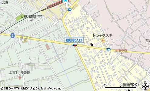 指扇駅入口 さいたま市 地点名 の住所 地図 マピオン電話帳