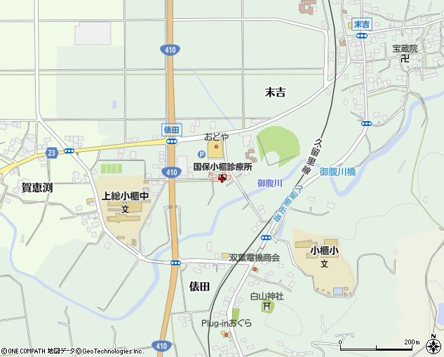 小櫃診療所（君津市/医療・福祉施設）の住所・地図｜マピオン電話帳