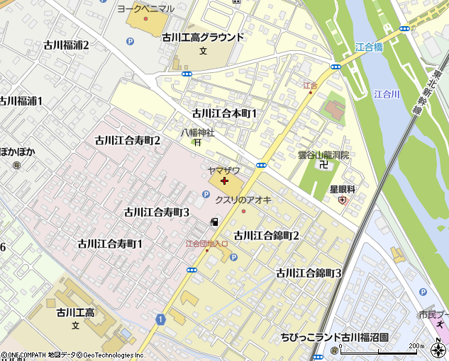 ヤマザワ古川北店 大崎市 スーパーマーケット の電話番号 住所 地図 マピオン電話帳