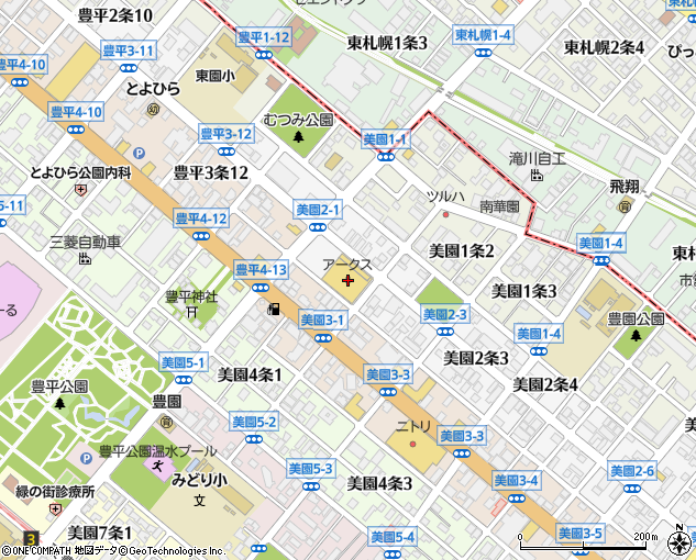 ラルズマート美園店 札幌市 スーパーマーケット の電話番号 住所 地図 マピオン電話帳