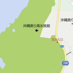 沖縄美ら海水族館 国頭郡本部町 水族館 の地図 地図マピオン