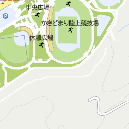 長崎市総合運動公園かきどまり陸上競技場 長崎市 陸上競技場 サッカー場 フットサルコート の地図 地図マピオン