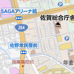 佐賀駅（佐賀市/駅）の地図｜地図マピオン