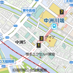 中洲川端駅 福岡市博多区 駅 の地図 地図マピオン