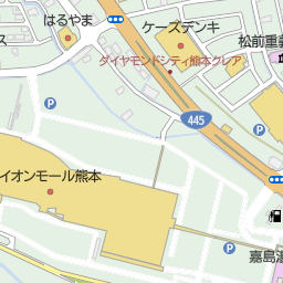 イオンシネマ熊本 上益城郡嘉島町 映画館 の地図 地図マピオン